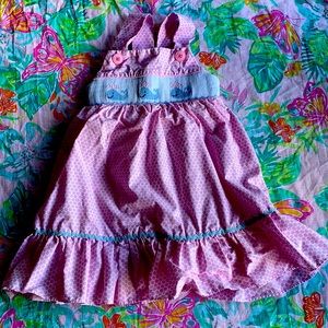 Whale smock dress